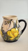 Moorcroft 3'' jug snowdrop & winter aconite Vicky