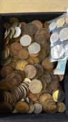 Collection of unsorted British coins