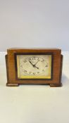 Ingersoll Art Deco Desk Clock and Globe Perpetual Calendar
