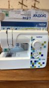 Brother LS14 sewing machine with foot pedal