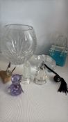 Group of Assorted Crystal and Glass Ornaments