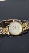 9ct Gold case & strap Longines wristwatch Total we