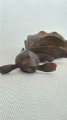 Bronze Japanese Koi carp fish