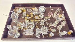 Collection of Swarovski crystal miniatures