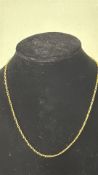 9ct Gold chain Weight 4.5g