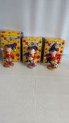 Set of 3 Royal Worcester â€œNoddyâ€ figurines, boxed