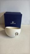 Swarovski porcelain bowl with crystal appliquÃ©