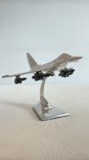 Aluminium Jet Bomber Desk Model