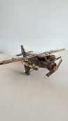 Tin plate 3 engine aeroplane