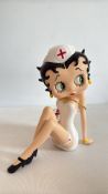 Betty Boop nurse sitting