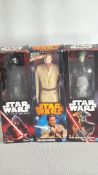 Group of 3 Hasbro Star Wars 12-inch Action Figures