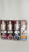 Hasbro Star Wars 12-inch Stormtrooper and Clone Trooper Figures, boxed (4)