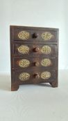 Oriental set of mini drawers