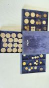 3 drawers of assorted coins