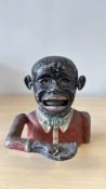 Cast iron 'Jolly' mechanical coin bank
