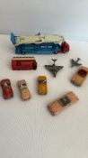 Group of Dinky and Corgi diecast vehicles and aircraft