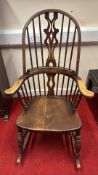 Windsor Style Beech Rocking Chair