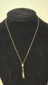 9ct Gold designer chain Weight 2.5g