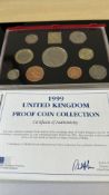 1999 United kingdom proof coin collection