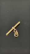 9ct Gold T bar Weight 4.7g