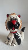Lorna Bailey cat Ethan signed in red