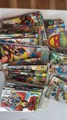 Group of ~120 Marvel comic books, 1970sâ€“1990s