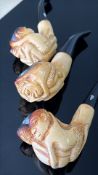 3x Smokers pipes