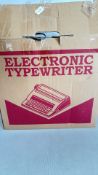 Electronic Typewriter, boxed