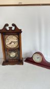 Pair of Jupiter 31-Day and Highlands Mantel Clocks