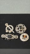 4x Pieces of Celtic design silver jewellery