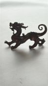 Bronze Chinese dragon