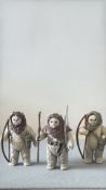 Set of 3 Star Wars Ewok action figures