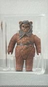 1985 Kenner Star Wars Romba Ewok action figure, AFA graded