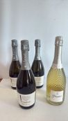 Set of 4 bottles of Prosecco DOC