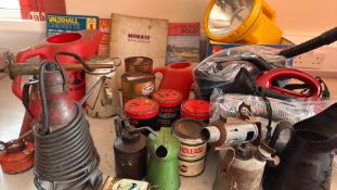 Collection of automotive workshop items