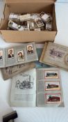 Large collection of cigarette cards and W.D. & H.O. Wills albums