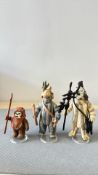 Set of 3 Kenner Star Wars Ewok action figures, 1983
