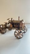 Metal tractor