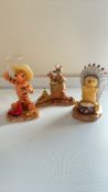 3 Royal Doulton winnie the pooh figures the wild w