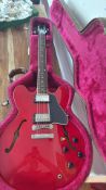 Gibson ES-335 cherry semi-hollow electric guitar