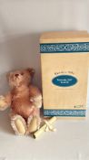 Steiff “Replica 1994 Teddybär 1927 Rosé”, 48 cm mohair bear with ear tag, certificate scroll and