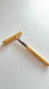 Sheaffer gold plated 14ct Gold nib fountain pen