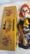 Pelham Puppets Clown Marionette with Original Box