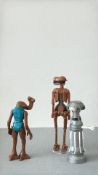 Set of 3 Kenner Star Wars action figures: Hammerhead, EV-9D9 and FX-7