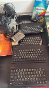 Group of Sinclair ZX Spectrum computers, accessories and manuals