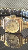 9ct Gold cased Burnex ladies wristwatch