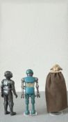Kenner Star Wars action figures â€“ Death Star Droid, 2-1B & Squid Head (3)