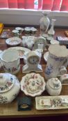 Collection of Aynsley bone china decorative wares