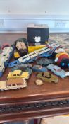 Assorted vintage toys, die-cast vehicles and boxed model