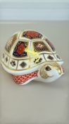 Royal crown derby Imari turtle gold stopper